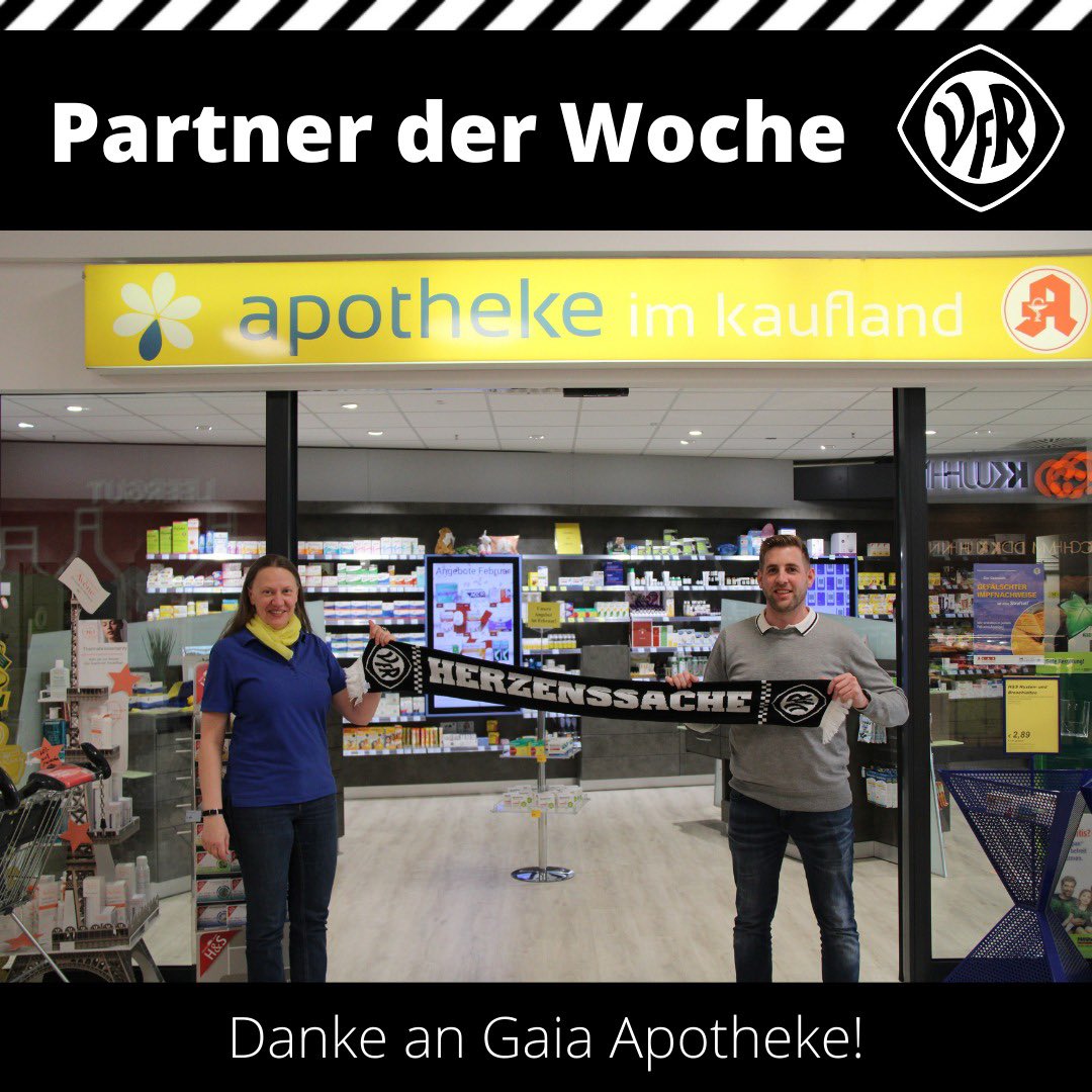 VfRAalen1921's tweet photo. Der VfR stellt seine Partner vor! 🖤🤍

Heute präsentieren wir die Gaia Apotheke, unser erster Ansprechpartner im Bereich Medizin, sowie Mitglied bei den VfR-Partnern.

https://t.co/1Ye1mF5XlD

#PartnerderWoche #Danke  #VfRAalen #VfR #Aalen #schwarzweisswir #immerweiternachvorn https://t.co/J2LHh9U9Jj