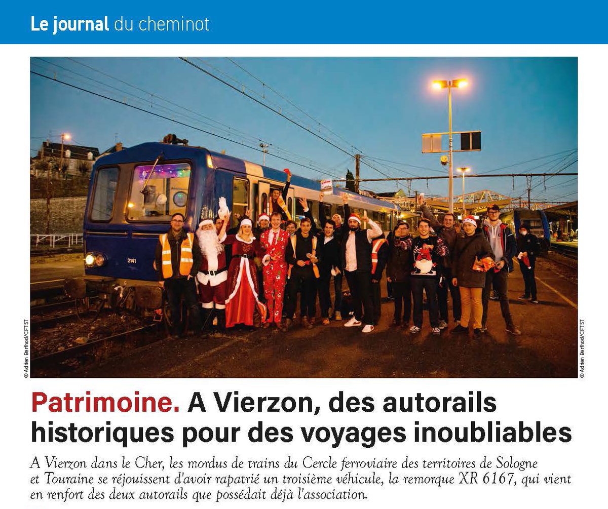 _cftst's tweet photo. 📰 Retrouvez un article complet sur le #CFTST dans le dernier numéro de @LaViedurail1 

✏️ Merci beaucoup à Anne Jeantet-Leclerc pour ce très bel article ! https://t.co/Bok0HILm1T