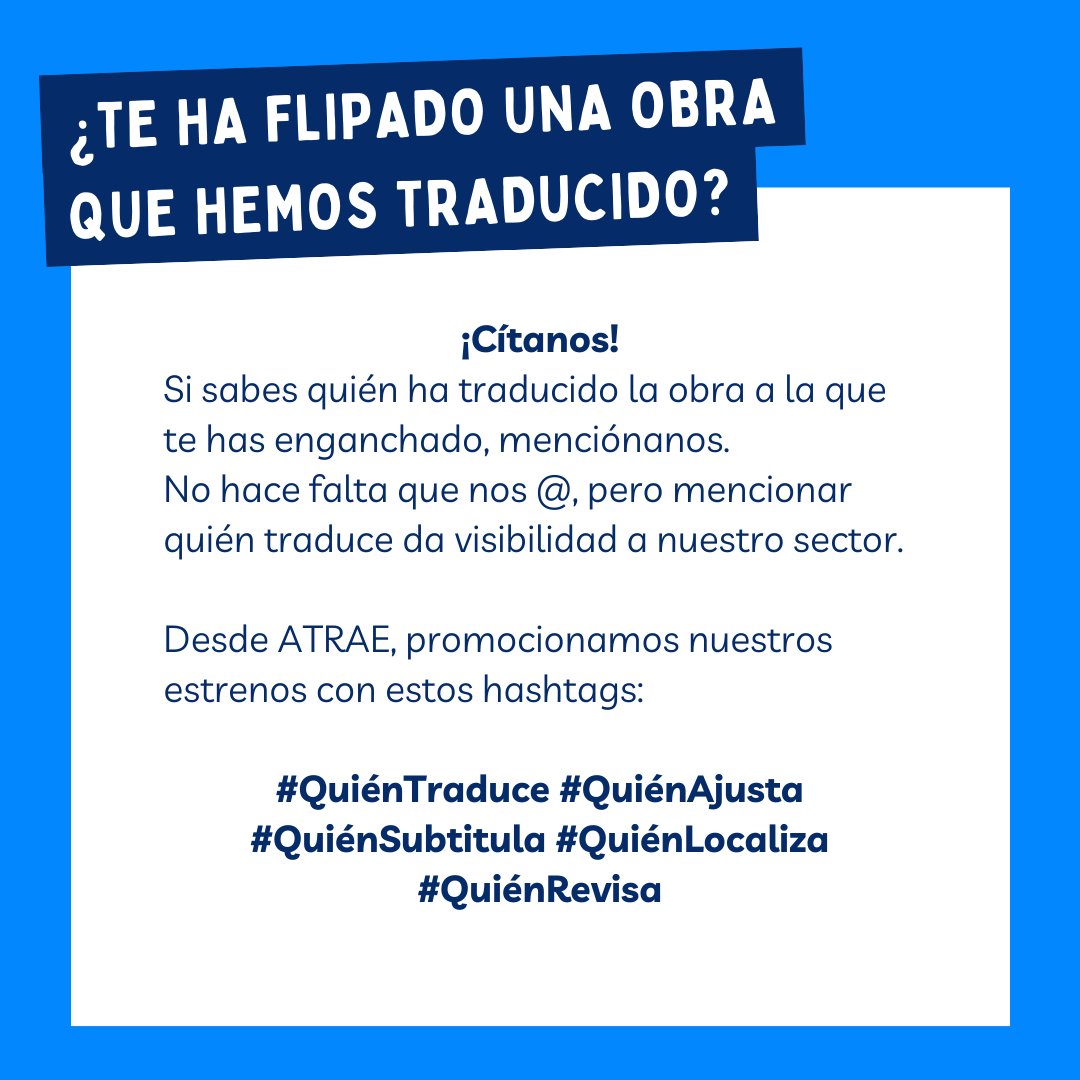 ATRAE tweet media