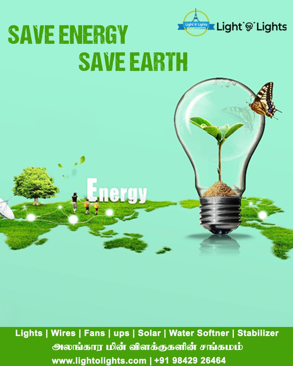 LightLights2's tweet photo. Save Energy ... Save Earth https://t.co/PFYqWBUmc9