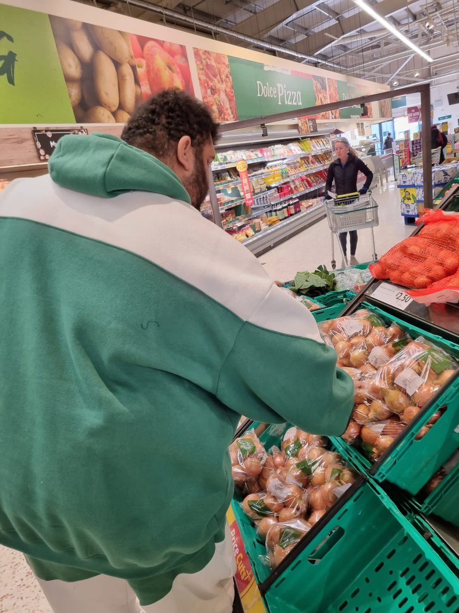 Harvey learning new independent skills💚 learning what foods to buy for his weekly shop💖 I’m so proud of you Harv💚💖