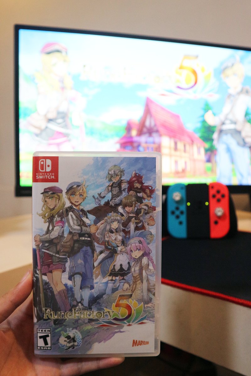 aprilantonee's tweet photo. Got my copy! Let's gooo! ✨ #RuneFactory5 https://t.co/FdqNglTxsr