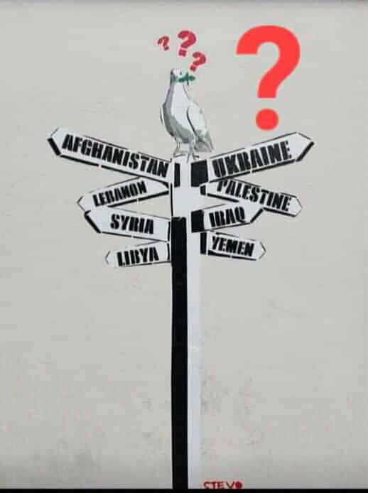 Hoy toda Europa se moviliza con una guerra buscada del nacimiento de sí mismo. Hablan de Paz, de los refugiados, del pan que no tienen, las casas perdidas, de las heridas... Creo que toda la humanidad debe pensar en esos que EEUU y la  OTAN bombardean diariamente.

Dónde inició?