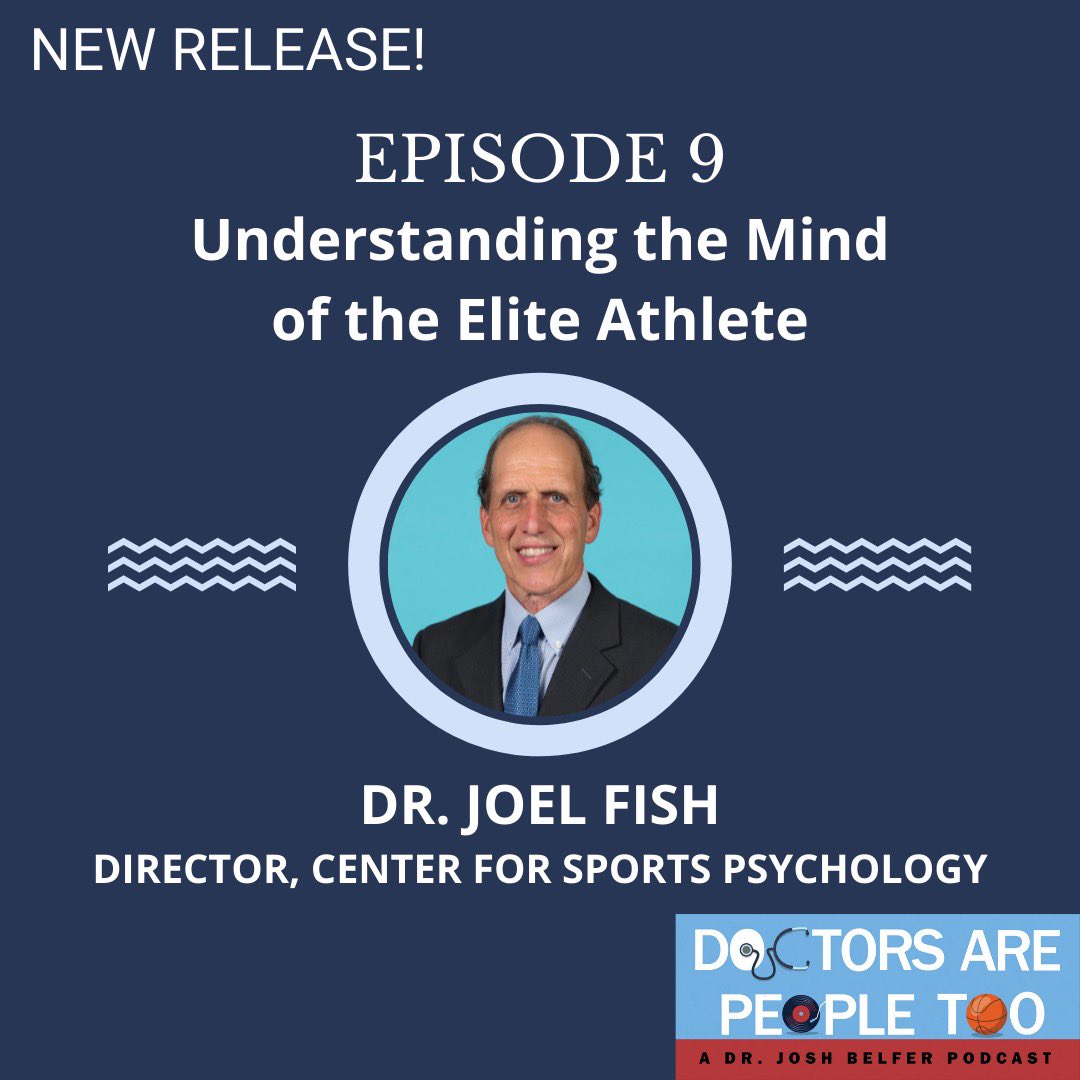 jbelf_56's tweet photo. NEW RELEASE: Dr. Josh Belfer speaks with Dr. Joel Fish, Director of the Center for Sports Psychology. Dr. Fish sheds light on the mental side of sport, how athletes become elite, and the impact of the fan on professional athletes. https://t.co/GKuIwyIQEB https://t.co/82N7AFSv8O