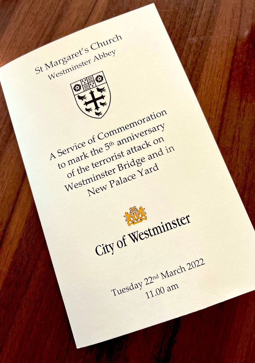BishopAngaelos's tweet photo. A bitter-sweet experience to attend @WAabbey Service of Commemoration to mark the 5th Anniversary of the #WestminsterAttack, having been in @UKParliament on the day, ministered to #AndreeaCristea and her family before she so sadly passed, and payed my respects to PC #KeithPalmer. https://t.co/UEDRgKLKON