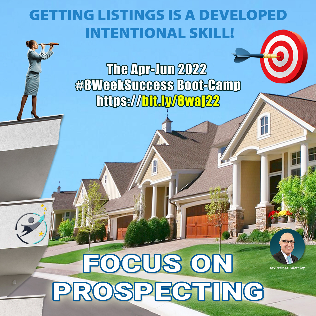 zenkey's tweet photo. “Getting Listings is a Developed Intentional Skill!” It is a Skill, Layered with Strategic Planning, Tactical Scripts, Smart Time-Blocking, and Confidence! #GetListings #Prospecting #ProspectingMindset #GoGetter #BecomeAGoGetter #RealEstateBootCamp #RealEstateTraining https://t.co/Qf6kBu77XY