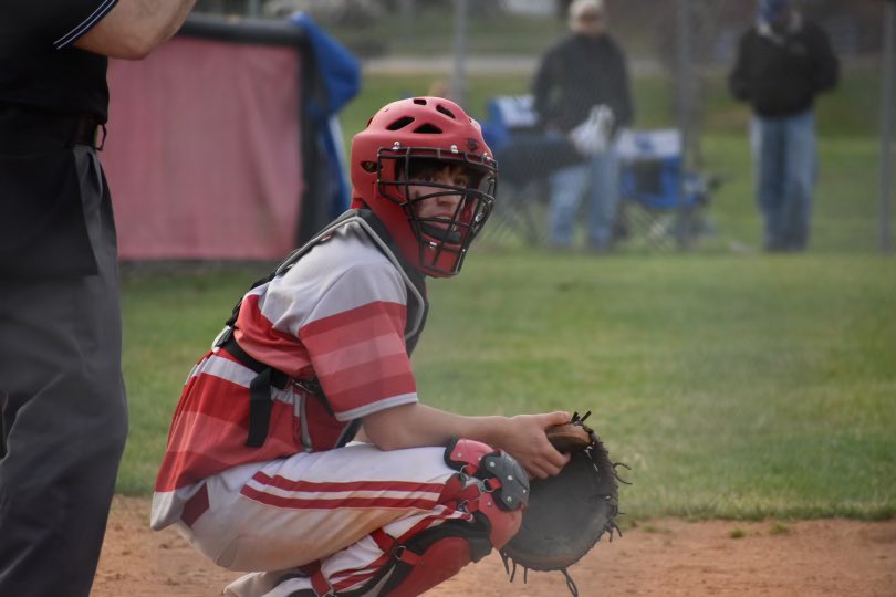 WaggenerBB's tweet photo. We will be starting a player spotlight series to introduce your wildcats! 

First up we have the general behind the plate. @NoahMudd5 

Noah Mudd - #6 
Noah is a Junior this year, and a multi sport athlete. He also is in Band and sports a 3.2 GPA! https://t.co/hL4SV6QJxA