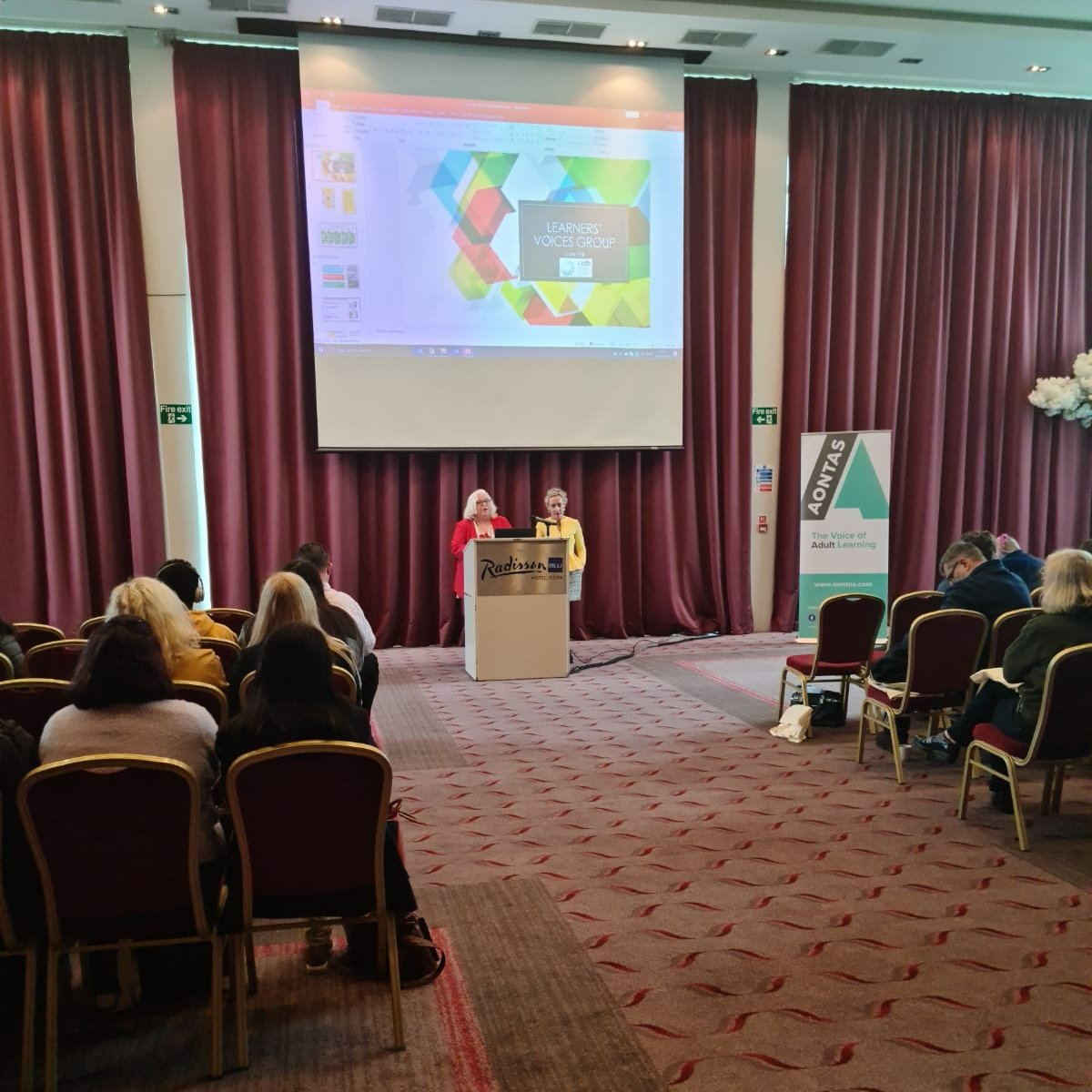 aontas's tweet photo. 1/2 Brilliant to be back @CorkETB today for the first in-person National #FETLearnerForum in two years!🎉 Such a diverse range of adult learners here to share their voice and experiences, helping to make #AdultLearning better for everyone! #LearnerVoice https://t.co/OxUUmdWtba