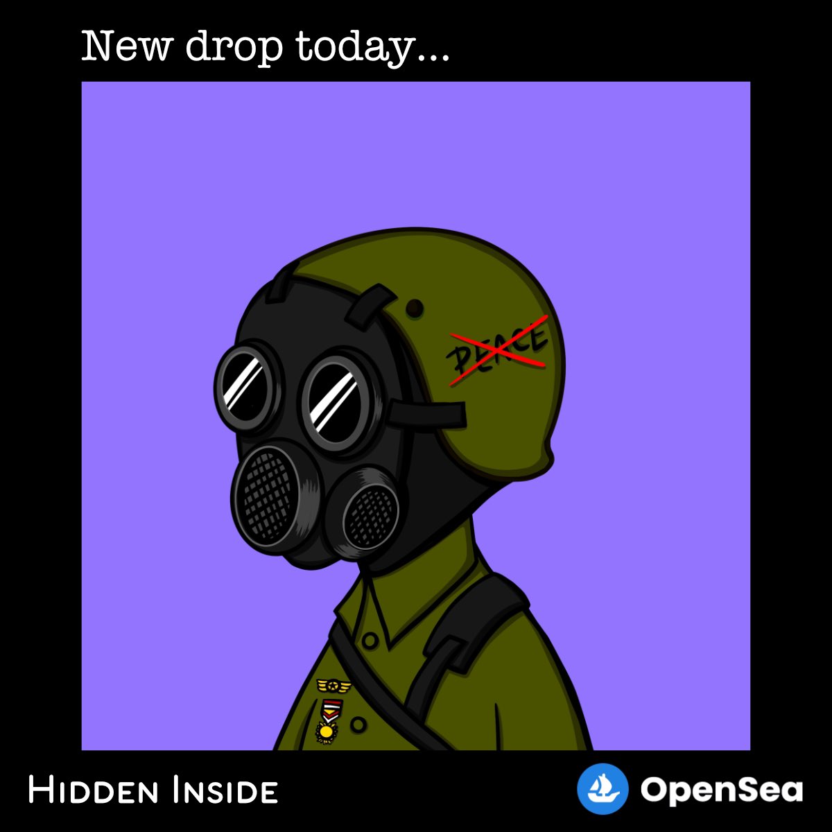 Wish the world peace❤️
“Hidden Inside” collection
new drop today…

👇🏻Check it out🖤
opensea.io/assets/0x495f9…

#NFTs #NFTdrops #NFTdrop #Bullish #NFTCommumity #NFTThaicommunity #NFTcollections #nftcollectors #nftcollector #pfpnft  #pfp #NFTTHAILAND #NFTcollectibles