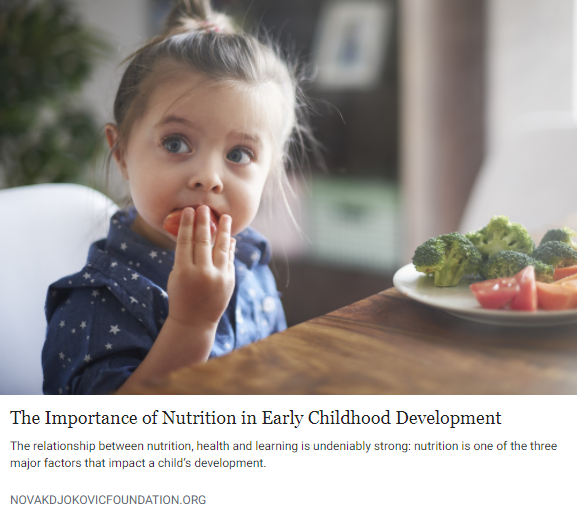 makingwavesptc's tweet image. We found a short article from The Novak Djokovic Foundation outlining the importance of &amp;gt;&amp;gt;nutrition&amp;lt;&amp;lt; in early childhood development you can read here: novakdjokovicfoundation.org/importance-nut…
🍓🧩🎒🐛✏️🍎
.
#makingwaves #happytuesday #earlyintervention #childdevelopment #nutrition #mwptc