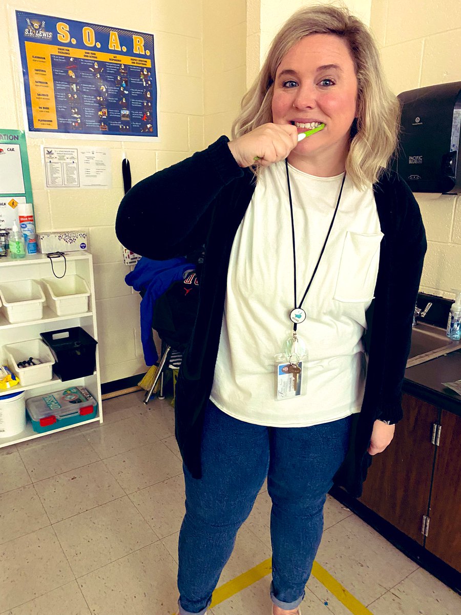Keeping backup toiletries came in handy today as our 2nd graders were writing about how to brush your teeth! It was hilarious to see them realize how specific their writing should be when they are giving directions, since I followed them word-for-word!