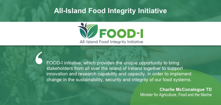 Learn about the All-Island Food Integrity Initiative <a href="/FOODIinitiative/">All-Island Food Integrity Initiative (FOOD-I)</a> LAUNCHED today by <a href="/agriculture_ie/">Dept of Agriculture, Food and the Marine</a> Minister <a href="/McConalogue/">Charlie McConalogue</a> &amp; <a href="/daera_ni/">DAERA</a> Minister <a href="/edwinpootsmla/">Edwin Poots</a> 

In partnership with <a href="/ucddublin/">University College Dublin</a> <a href="/QUBelfast/">Queen's University Belfast 🎓</a> @nuigalway <a href="/teagasc/">Teagasc</a> <a href="/UCC/">UCC Ireland</a> <a href="/UlsterUni/">Ulster University</a> &amp; <a href="/AFBI_NI/">AFBI</a> 

ucd.ie/research/news/…