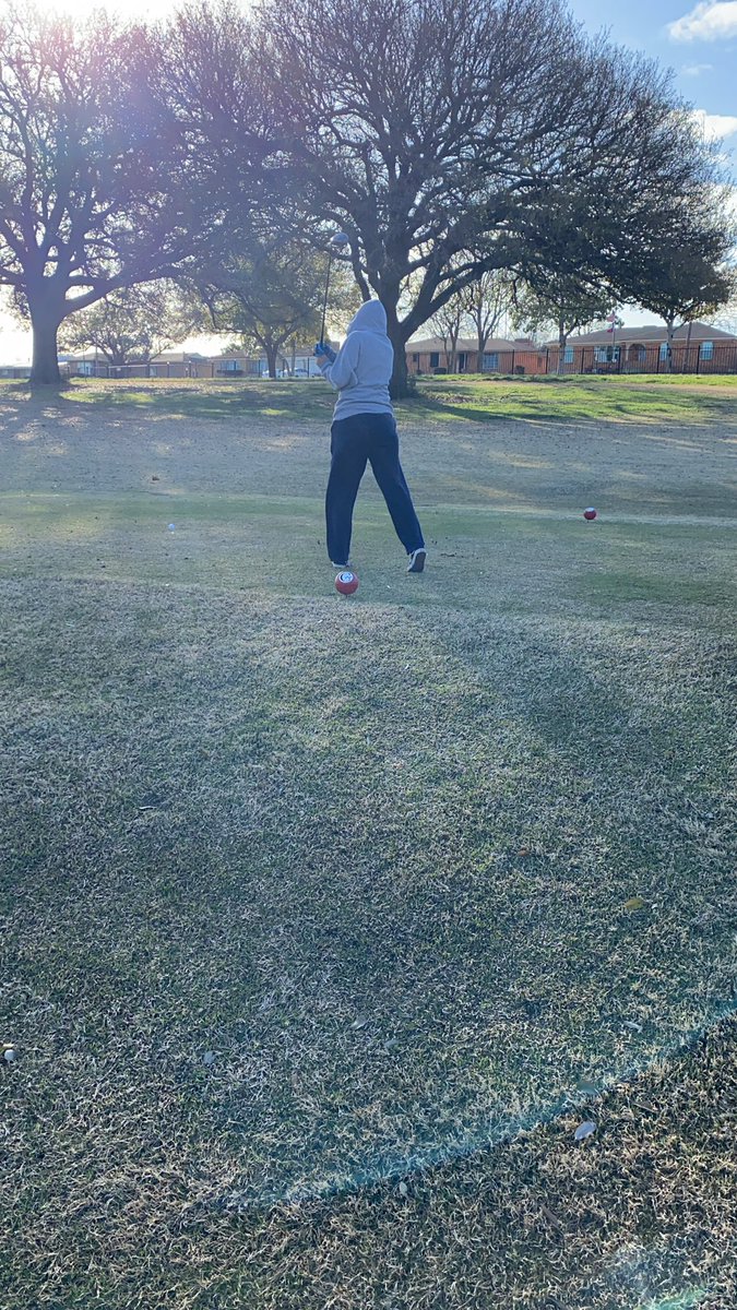 CoachCoferETAMU's tweet photo. Here at #CedarCrestGolfCourse with our Lady Knights today!! Dallas ISD District Tournament!! Let’s Go!!! @JFKimball_HS @BallOutKimball @KimballWrestles @KimballTrack @KimballXC @JFKimballBBall @KimballSoccer @kimballbaseball https://t.co/glemtieP4b