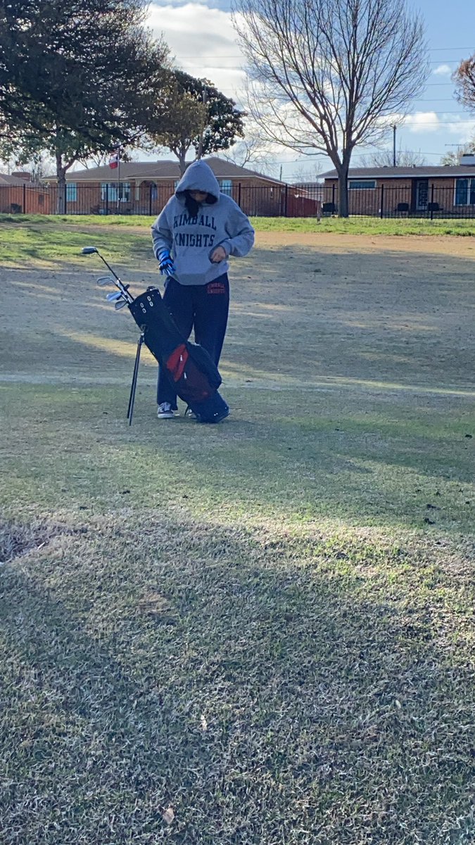 CoachCoferETAMU's tweet photo. Here at #CedarCrestGolfCourse with our Lady Knights today!! Dallas ISD District Tournament!! Let’s Go!!! @JFKimball_HS @BallOutKimball @KimballWrestles @KimballTrack @KimballXC @JFKimballBBall @KimballSoccer @kimballbaseball https://t.co/glemtieP4b