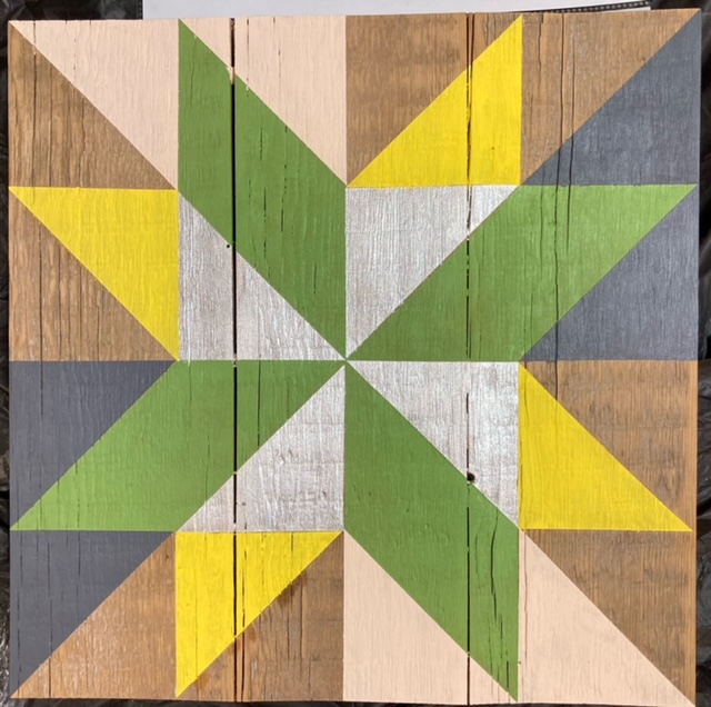 WBLCommunityEd's tweet photo. Thanks to Aryn for a great class on Saturday.  We celebrated spring by creating these colorful Barn Quilts on wood! #arynlill https://t.co/q5JTfS71h5