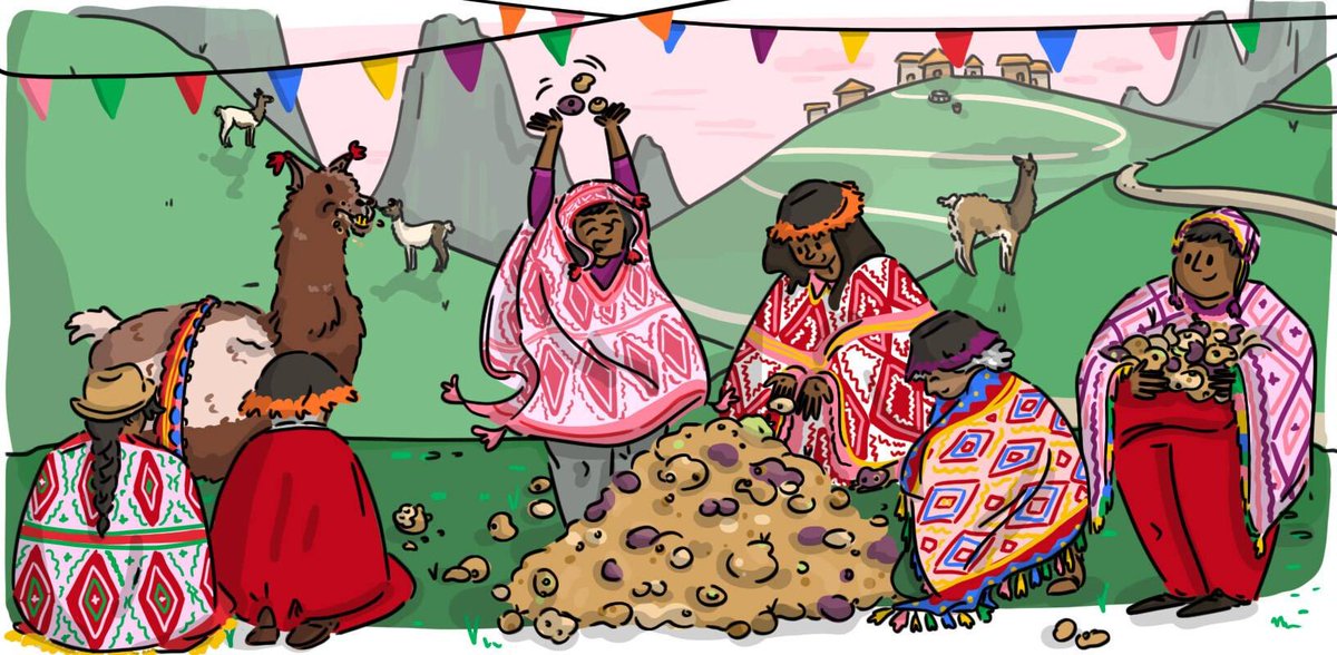 Région de #Cuzco, Pérou. Comme chaque année en mai, les communautés quechuas se préparent pour une grande célébration 🎊 Au programme : danse, jeux et offrandes en l'honneur de la célébrité locale… la pomme de terre 🥔 On vous en dit + avec <a href="/AFD_France/">Agence Française de #Développement (AFD) 🇫🇷 🇪🇺</a> 🔜 newsletters.artips.fr/Sciencetips/Pe…