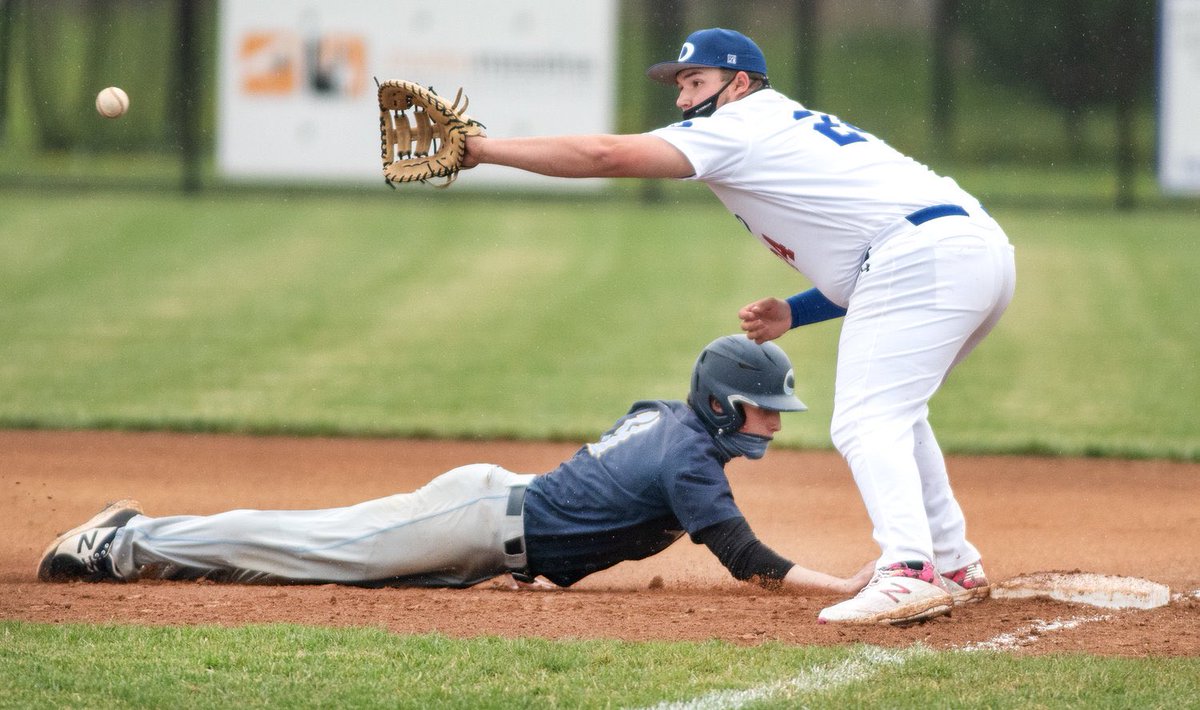 DHigh_Baseball's tweet photo. It’s opening day! Your @DHigh_Baseball team will be taking on Woodbridge at their place. First pitch is at 4:15! Hope to see you there! #GoDover 🔵⚪️ https://t.co/UrefcvRAF3