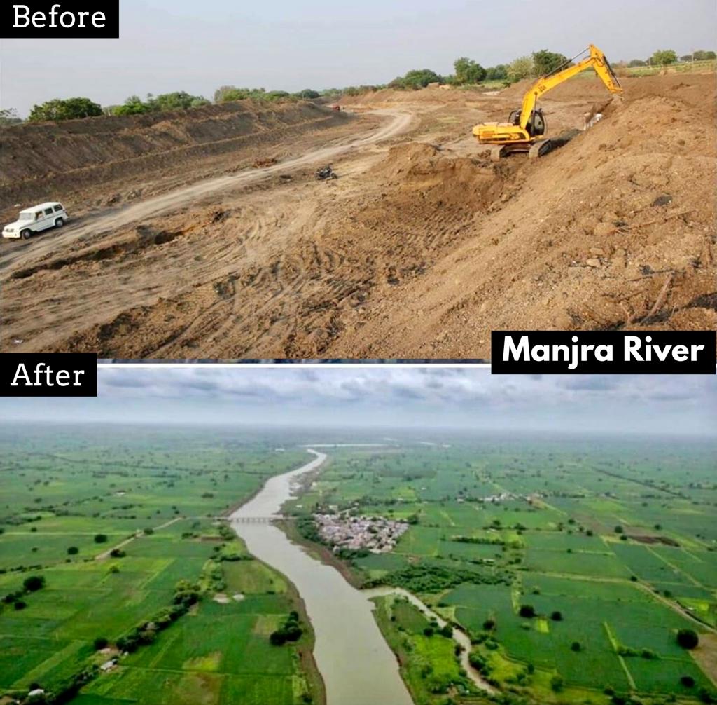 KamleshBarwal's tweet photo. On this #WorldWaterDay let's wake up to the fact that river rejuvenation is achieved by tangible scientific work &amp; hard labour of de-silting, afforestation etc. While many spend resources in rallying &amp; pageantry, @ArtofLiving rejuvenated 48 rivers &amp; 1200+ water bodies in India 👌 https://t.co/kttgqANBds