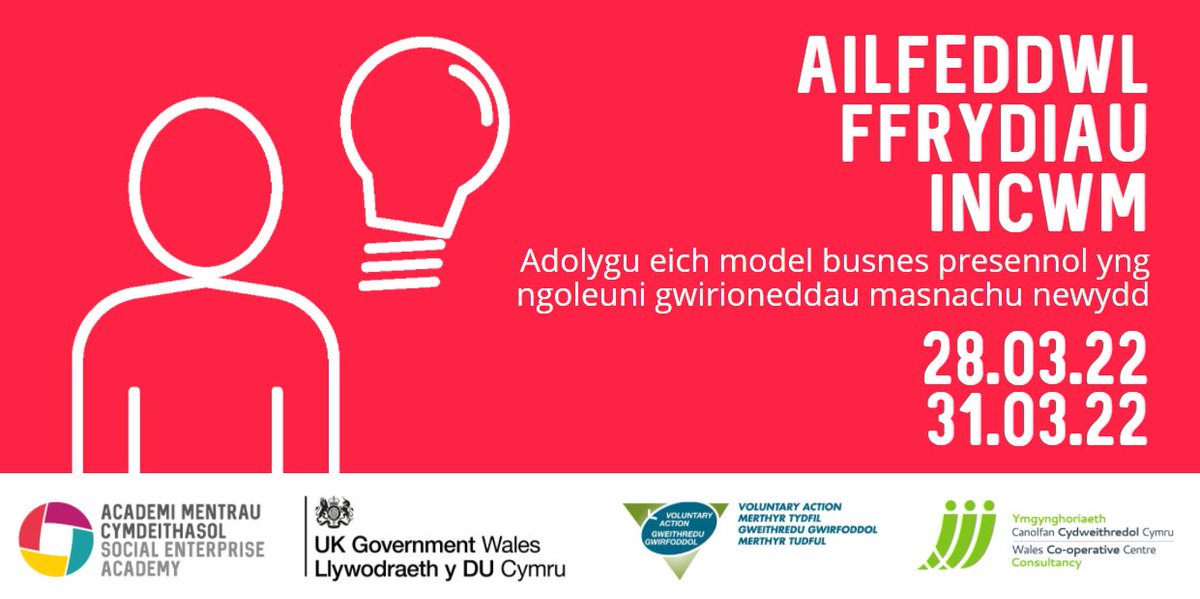 Mae cynlluniau busnes yn cael eu hailgynllunio i adlewyrchu'r realiti presennol a beth allai fod y 'normal newydd'. Bydd y rhaglen yn eich galluogi i archwilio gwahanol ddamcaniaethau a modelau tra'n dysgu o brofiadau cyfranogwyr eraill y rhaglen. buff.ly/3qr9MOM