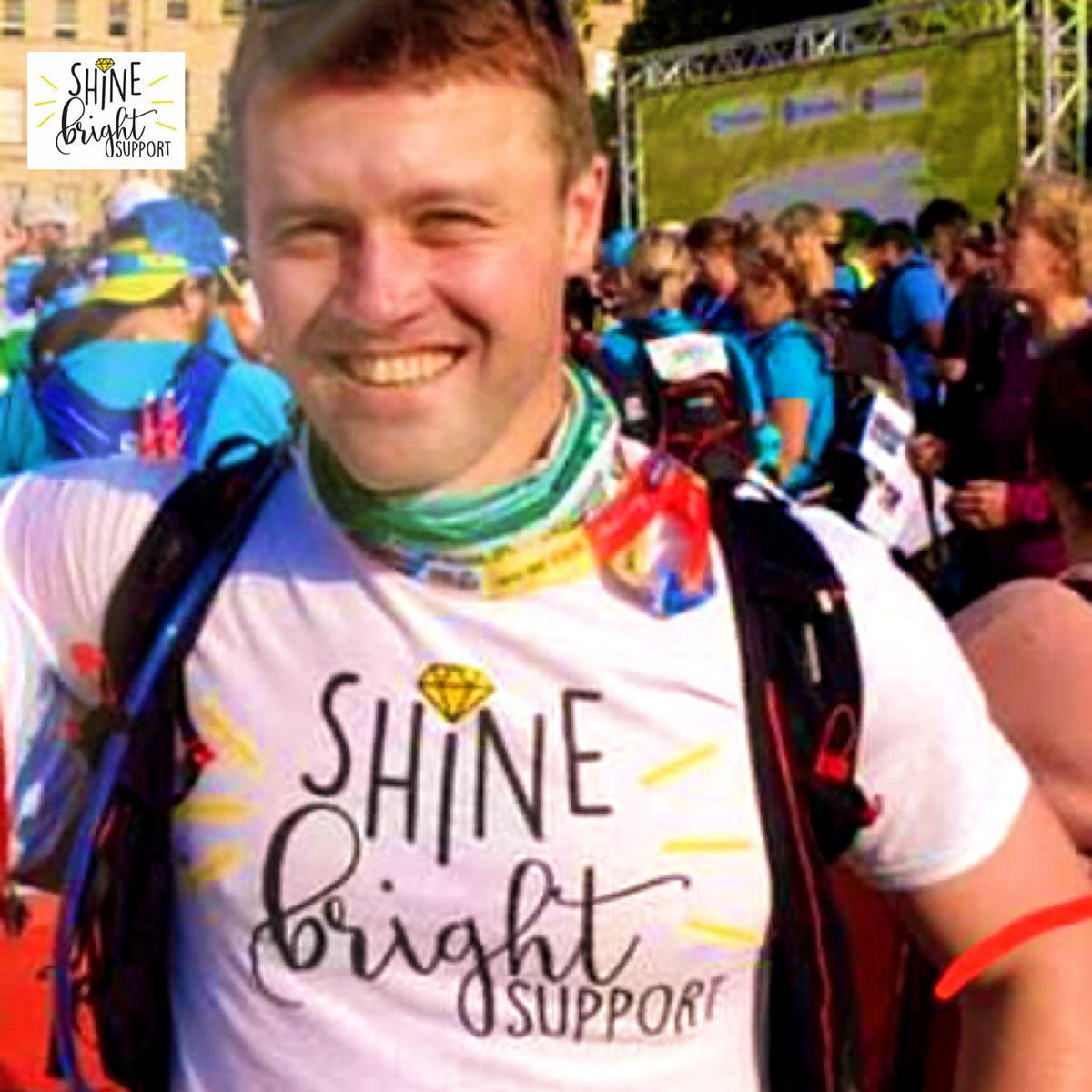 Introducing our 3rd. runner for #teamshine. Rob Hooper, Eleri’s Daddy. This is his 4th <a href="/CardiffHalf/">Cardiff Half 🏴󠁧󠁢󠁷󠁬󠁳󠁿</a> as he continues his promise to complete the course every year in memory of his daughter. She would be as proud of him as we are! Hop over to <a href="/JustGiving/">JustGiving</a> to sponsor our runners
