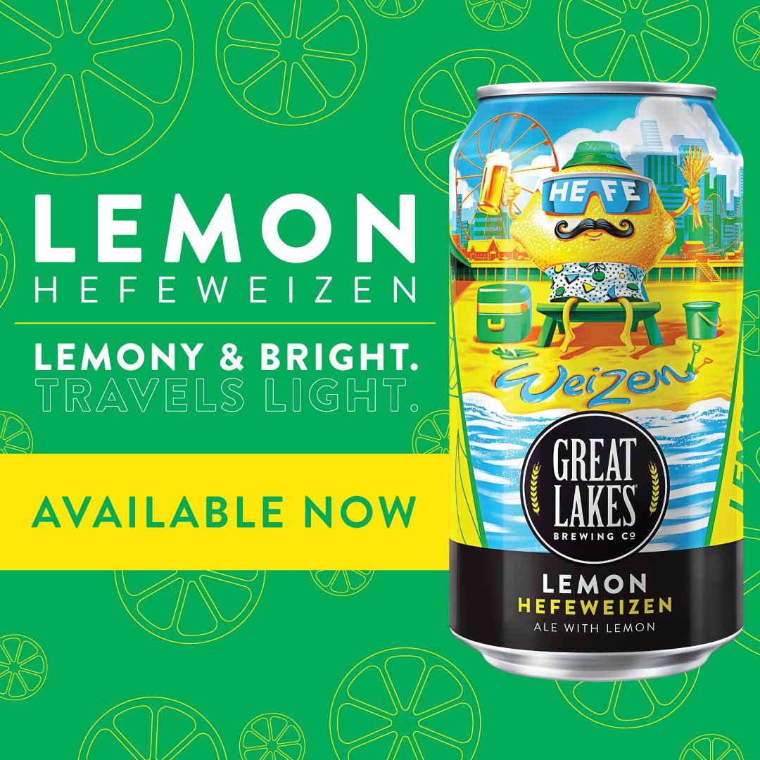 Jump right into spring with our lemony friend: Lemon Hefeweizen! 

This crisp and citrusy hefe is a great partner for those sunny, Ohio days and is available on draft and in stores! 

#craftbeer #craftbeerincolumbus #asseenincolumbus