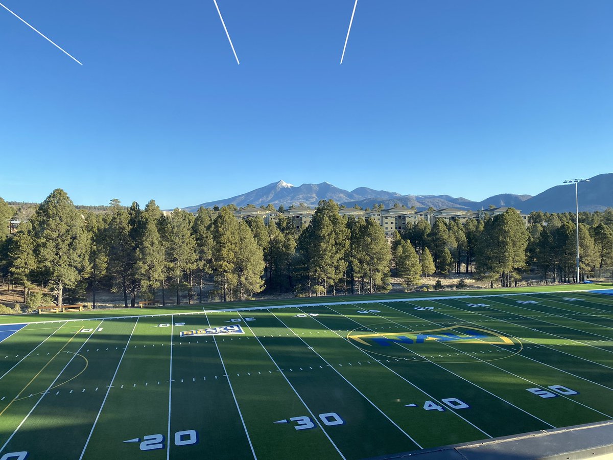 coachJTaylor8's tweet photo. Welcome Back! We have missed you SO MUCH!

Day 1 : Spring Football is Here! #GoJacks  E.A.T. @NAU_Football https://t.co/FIYSU34UJM