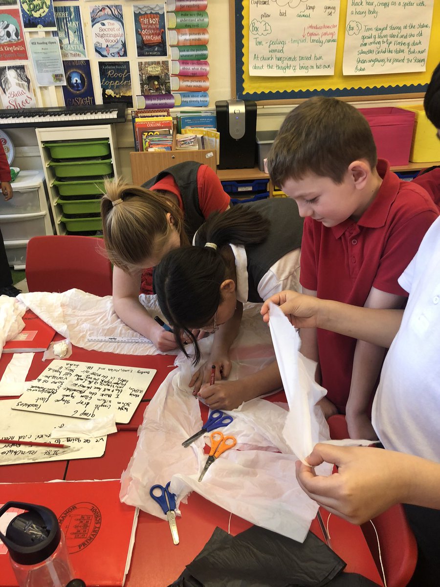 RoddisMiss's tweet photo. 5R are loving the practical science lesson today. Making a parachute 🪂 Look forward to testing them in the sunshine ☀️ @UplandsManor https://t.co/obo6YZDGmq