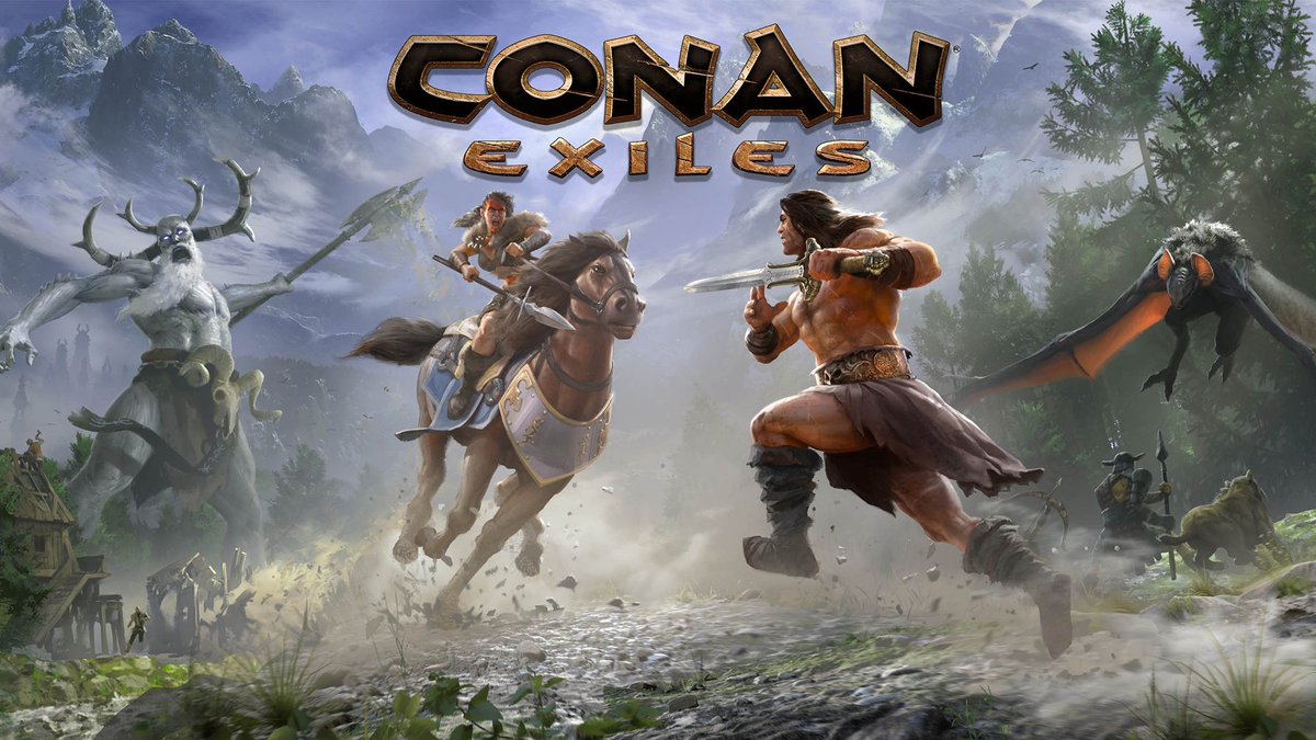 Elcanncer's tweet photo. Banda no existe juego más inclusivo que "Conan Exiles" aquí tanto hombres, mujeres, blancos, negros, semitas o setitas pueden ser esclavizados. No se discrimina a nadie XD https://t.co/2LANJ3wB5P