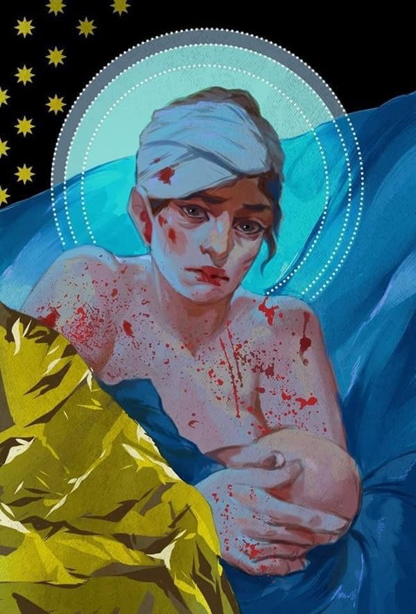 Madonna of #Ukraine. Artwork of our time.