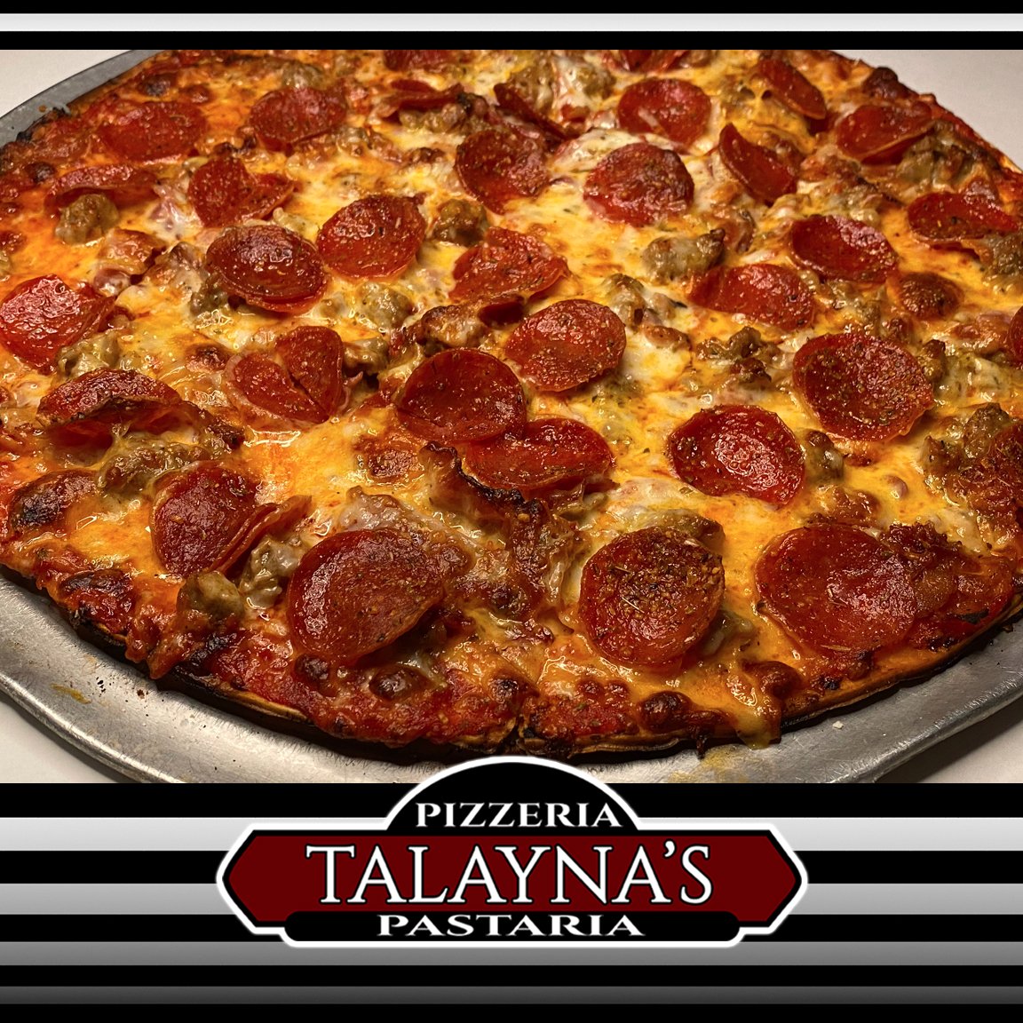 TalaynaPizzaSTL's tweet photo. No need to cook tonight... enjoy Talayna's! 🍝🍕🥗🍷
#StLouis #Italian #Dining #Lunch #Dinner #DineIn #Carryout #Banquets #Catering 
👉https://t.co/ZvHKrNF0oK https://t.co/zUjmJQQkYO