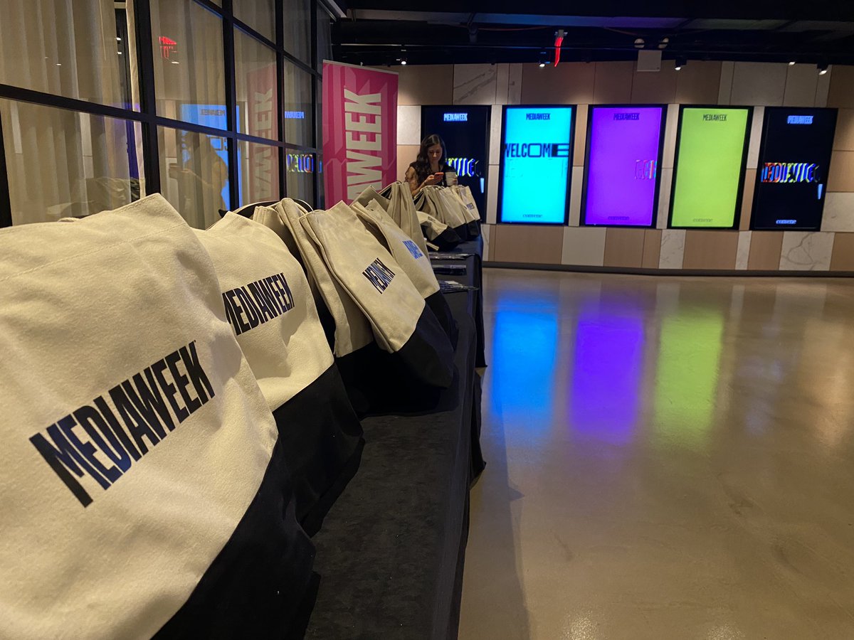 We’re about to get started at #Mediaweek!