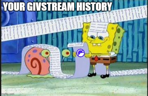 Giveth's tweet photo. Every time you earn or claim rewards in the #GIVeconomy, your #GIVstream flowrate increases.
Your history table summarizes all the transactions that resulted in an increase in your #GIVstream. 📈 https://t.co/5S6NJpp4cG