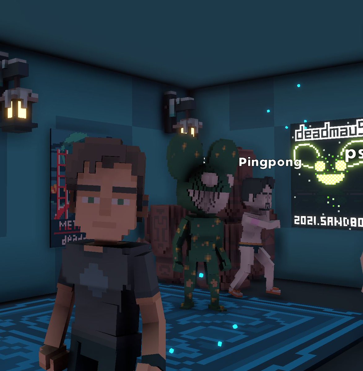 SoppFall's tweet photo. @TheSandboxGame @deadmau5 I just participated in the daily #SandboxAlphaS2Contest for a chance to earn up to 1,000 $SAND! Starting March 17 - Selfie with Deadmau5. Check out my screenshot below!
👇 #SandboxAlphaS2 https://t.co/MzYnLrnfoM