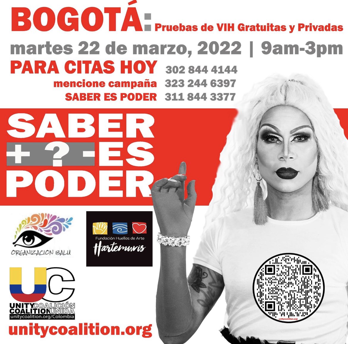herbsosa's tweet photo. HOY EN BOGOTA | martes, 22 de marzo... Pruebas de VIH, gratuitas y privadas | https://t.co/0iqgrpM1WN https://t.co/xJ6KHDQ95m