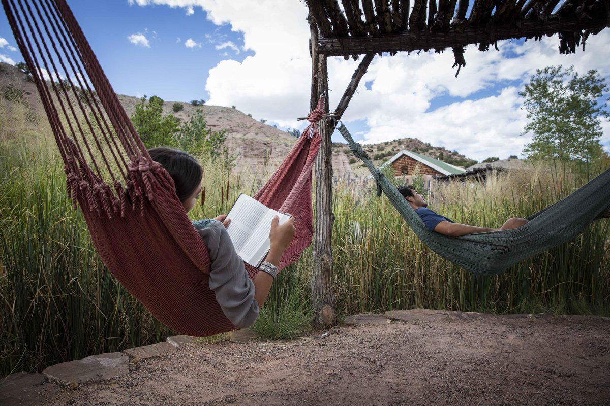 New Mexico has the best backdrops for relaxation #NewMexicoTrue
📷: Ojo Caliente