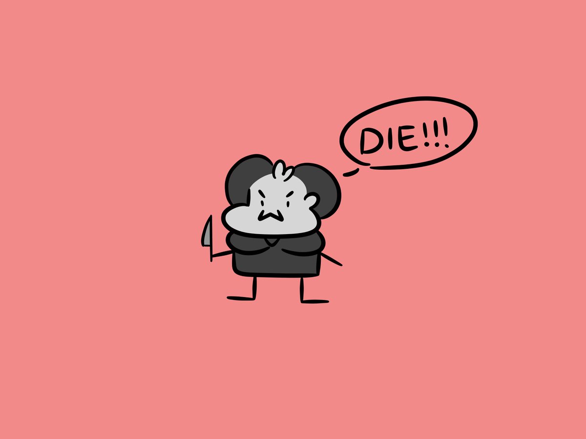 Cister01598103's tweet image. DIE!!! #HelluvaBoss #HazbinHotel #MEMES