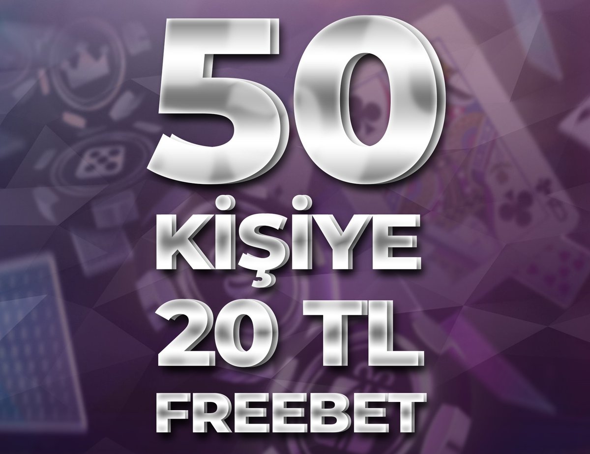 🔱BETMONEY SPONSORLUĞUNDA ❇️

🎁 50   ÜYEMİZE 20 FREEBET  HEDİYE✅ 

🔳 ÜYE OLMAK İÇİN : bit.ly/3qmZQFN

📣 GEREKLİ OLANLAR

🔳t.me/FreebetSosyal Katıl

❇️ KATILIM FORMU Doldur : forms.gle/QsxsMJtWu6RV9J…

✅  RT+ ❤️  3 arkadaşını etiketle