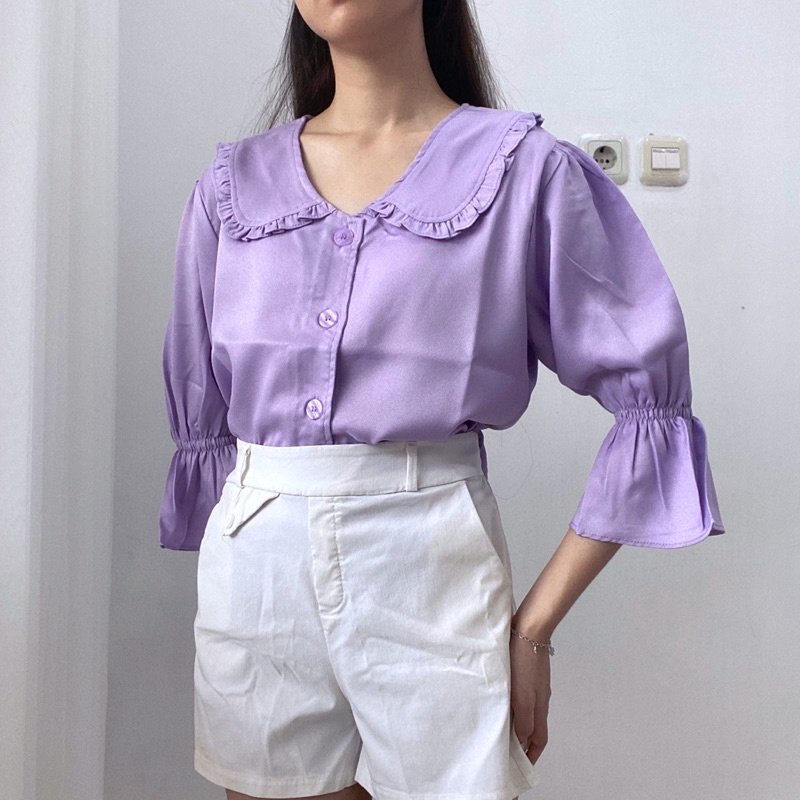 levisbag's tweet photo. NABI Top Korean Collar Blouse Puffy Sleeves ✧*。

📍 Jakarta Barat
💵  42k -44k
⭐⭐⭐⭐ 4.9

🔗Link produk: https://t.co/hxxKpeFJKx https://t.co/ILr656nAQ6