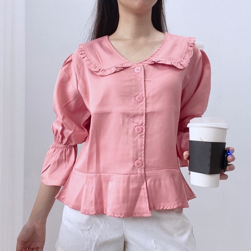 levisbag's tweet photo. NABI Top Korean Collar Blouse Puffy Sleeves ✧*。

📍 Jakarta Barat
💵  42k -44k
⭐⭐⭐⭐ 4.9

🔗Link produk: https://t.co/hxxKpeFJKx https://t.co/ILr656nAQ6