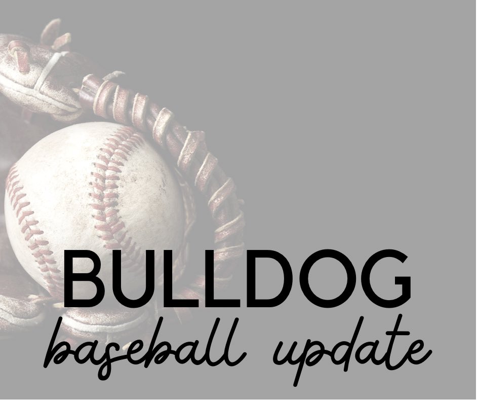 ⚾️ Baseball update: there will only be one baseball game today. Varsity only vs Bremond starting at 7pm ⚾️