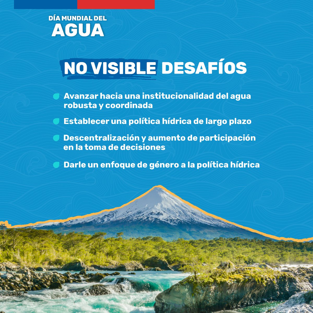 MMAAntofagasta's tweet photo. #DíaDelAgua La crisis hídrica ha afectado la forma en cómo las personas y comunidades habitan los diversos territorios del mundo, y Chile no es la excepción. El resguardo del agua se vuelve muy necesario y para ello, necesitamos trabajar coordinadamente. https://t.co/TMJ4z6TSt2
