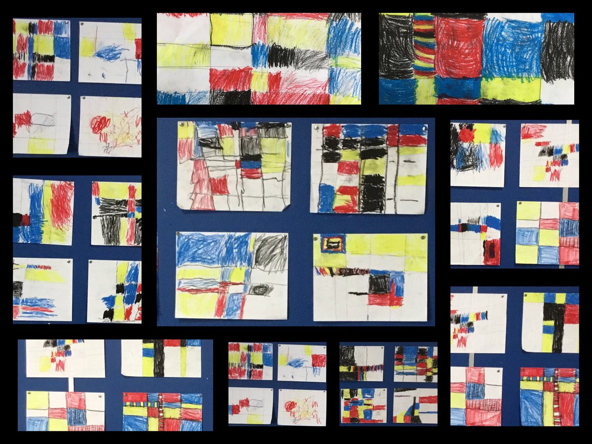 KinderGators_'s tweet photo. Artists at work! #Mondrian @sjfgator https://t.co/SaiHBoWbjq