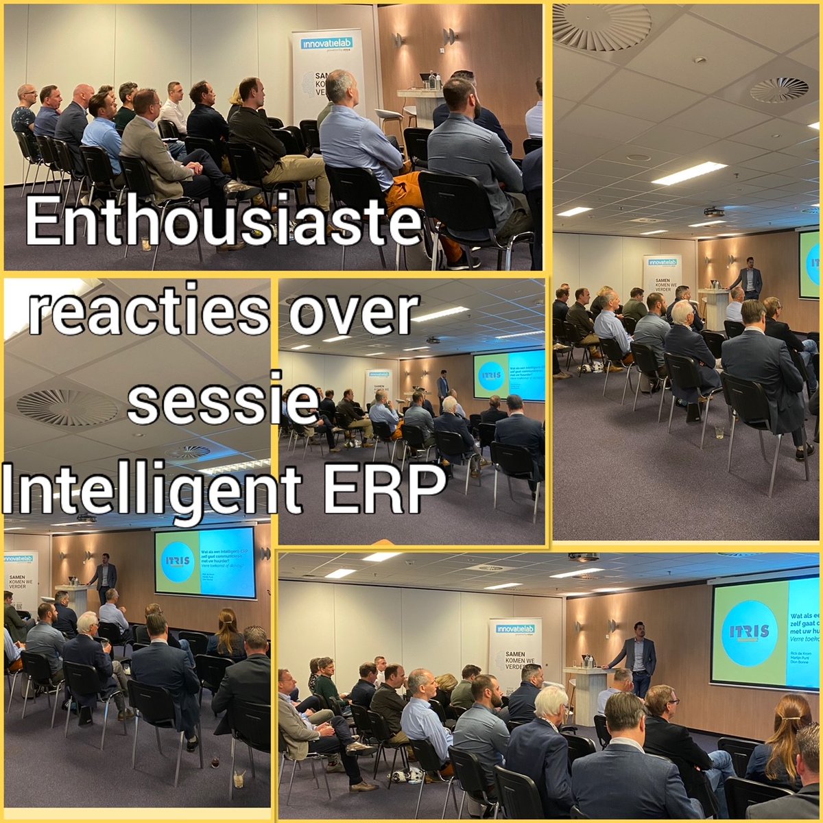 Vandaag hebben Rick de Krom, Dion Bonné en martijn punt een unieke sessie gegeven op CorporatieGids LIVE in de expo te Houten over Intelligent ERP met als eerste proces Sociaal Incasseren.