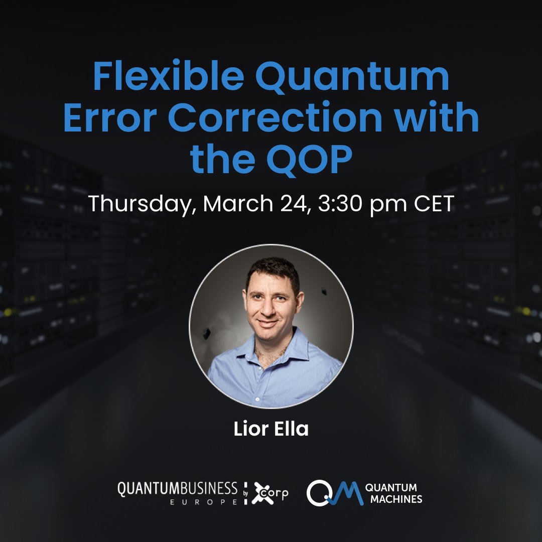QuantumQM's tweet photo. 🤩 We're still reeling from how amazing #APSMarch was, how about you?
🖥️ Luckily there's another fun (virtual) conference!
👓 Join our #quantumcontrol experts @_PerNyberg, @cohen_phd, @dor_qm, and @ella_lior at @QuantumEurope #QBE22.
💸 Get your free pass: https://t.co/0txvFX5F8T https://t.co/cyyuzSDUN7
