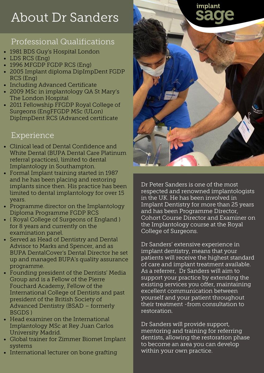 theimplantsage's tweet photo. A number of colleagues have requested introductory training in how to restore implants in single straight forward cases. See the images for full details on the course. To register your interest email implantsage@gmail.com
#dentalimplants #dentalimplanttraining #implantdentsitry https://t.co/mP4yYcoQSi