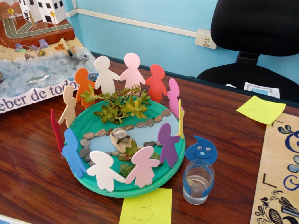 #DiaMundialDelAgua en <a href="/ETECSA_Cuba/">ETECSA</a> #Artemisa lo celebramos con una creativa exposición de manualidades.