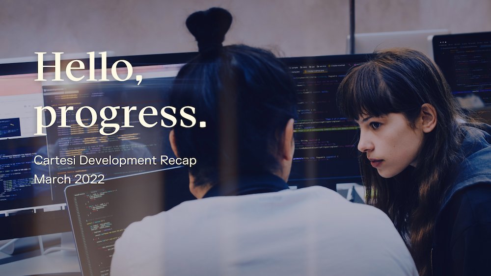 cartesiproject's tweet photo. Looking for the latest on #TheBlockchainOS &amp; want to know what #Cartesi's core contributors have been up to? We hear you!

Let's take a look at the progress we're making towards creating a home where a #DApp ecosystem can flourish. Take a look: https://t.co/Gr7iSgwRwM https://t.co/YPwgzbzDp5