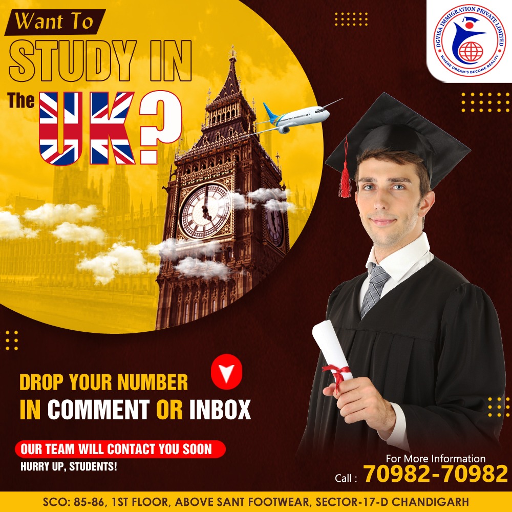 DgVisa's tweet photo. STUDY IN THE UK!

Apply with us now!
.
.
For more information, call us at: 7098270982
.
.
.
#dgvisaimmigration #dgvisa #immigration #consultants #immigrationconsultants #basedinchandigarh #studyvisaexpert #uk #study #studyinuk #abroad #explore #education #settle  #abroadeducation https://t.co/IxIyB7SSpb