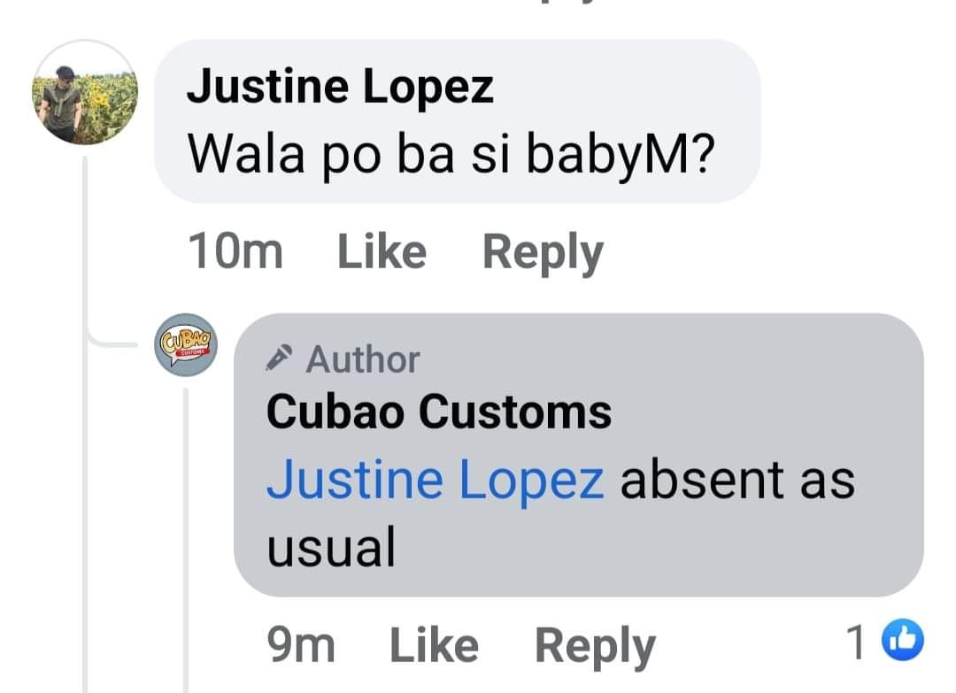 Purple_Ela's tweet photo. This thread. This exchange is so true and so funny!
#CubaoCustoms https://t.co/ILDCT5nz5V