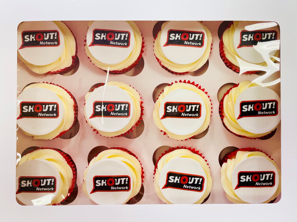 🧁 Cupcake anyone? 🧁

A massive thank you to  <a href="/pud_a_licious/">Pudalicious</a>  for making these tasty treats for everyone in our office! 😋

Come along to #LBE2022 to get your hands on a Shout Network cupcake! 👆